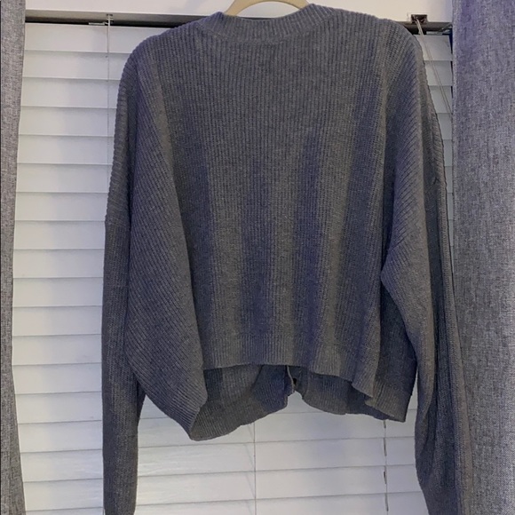 oversize grey sweater - Picture 2 of 3